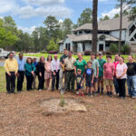 East GA State College Moon Tree Crew Behind Planted Moon Tree 2