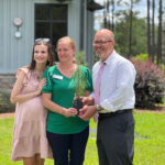 East GA State President with Erin Youmans Holding Moon Tree 2