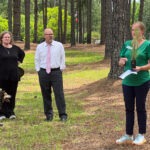 Erin Youmans Speaking Before Moon Tree Planting