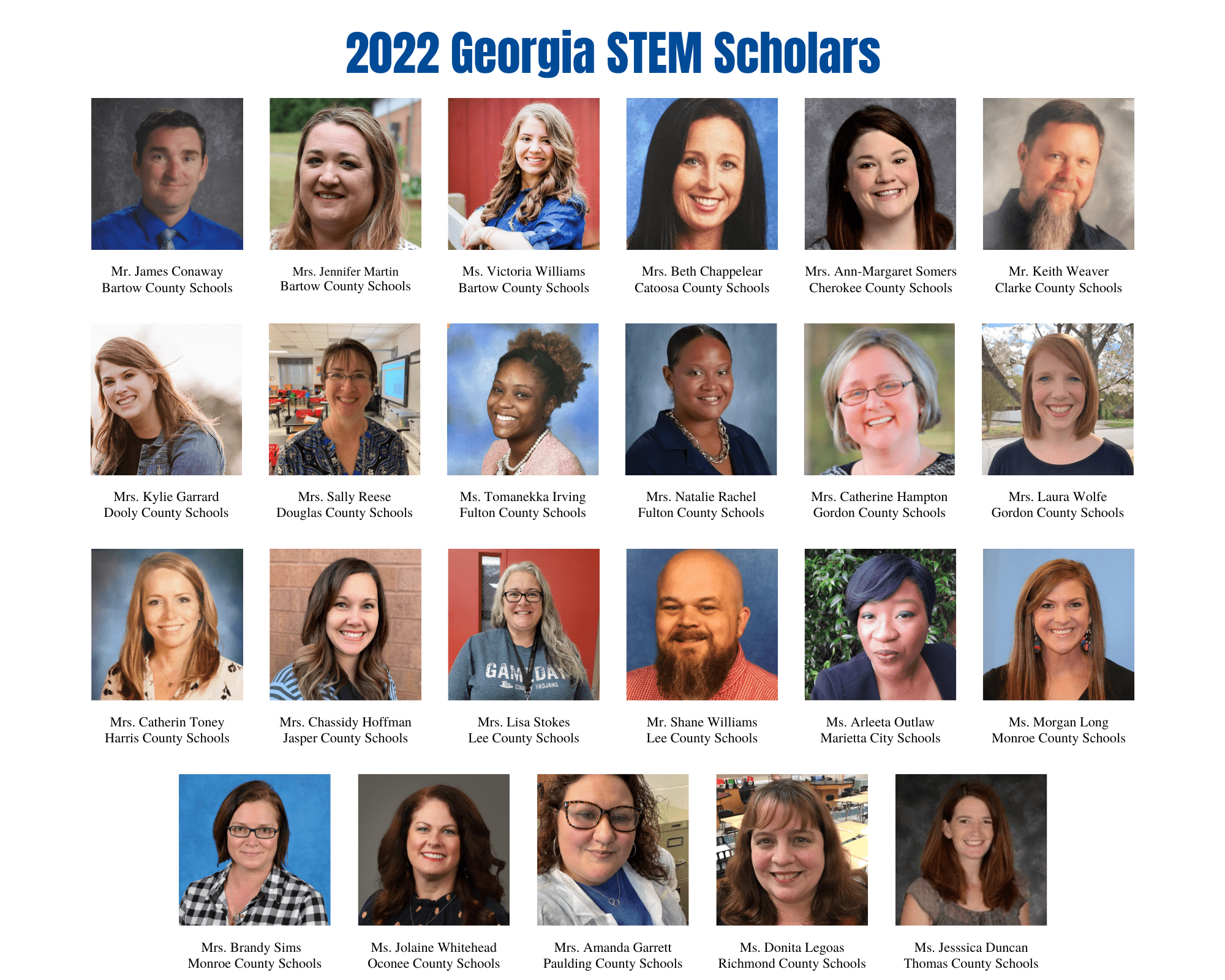 FY 22 Georgia STEM Scholars