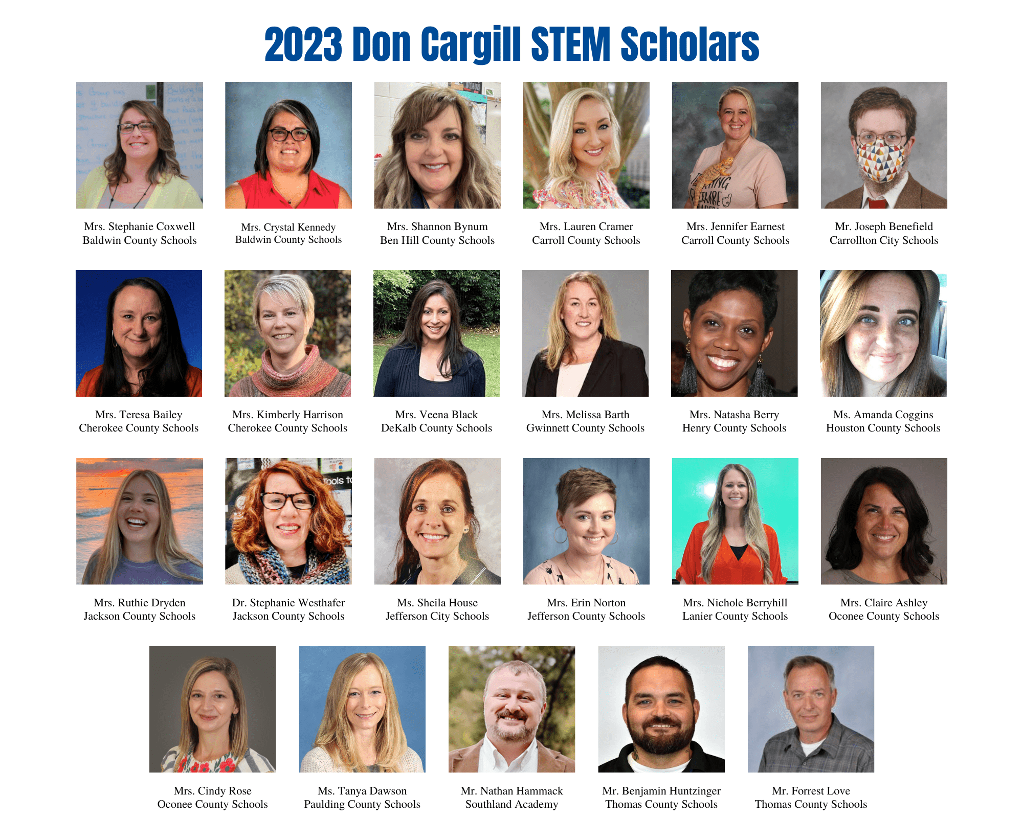 2023 Don Cargill STEM Scholars