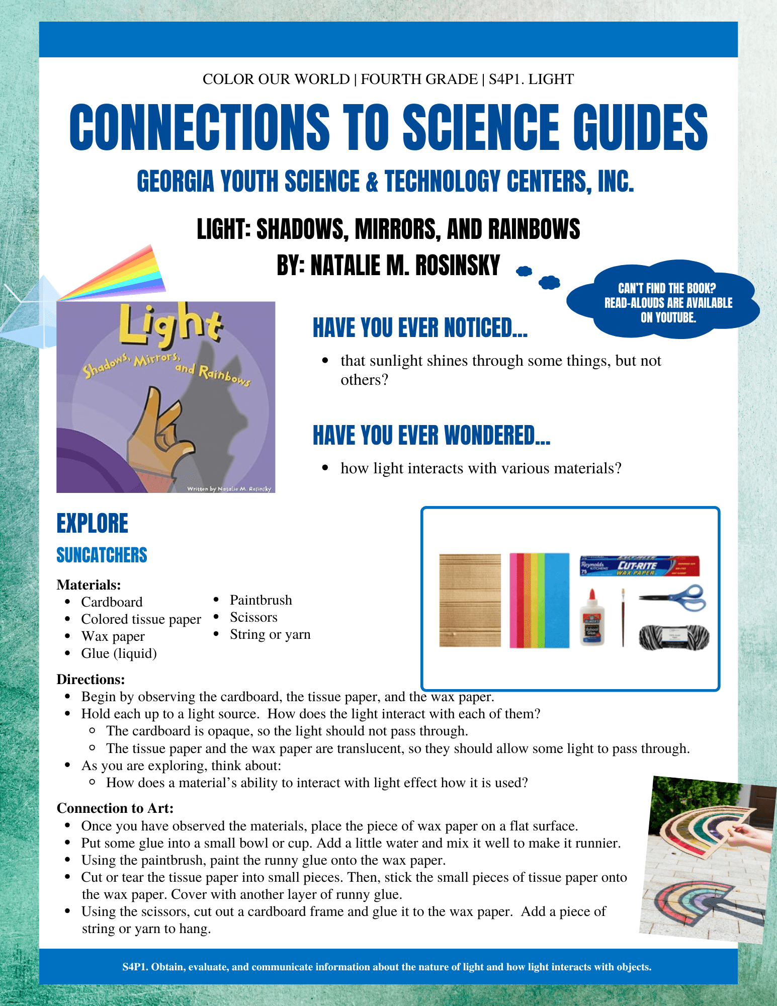 2025 Connections to Science Guides - 4th